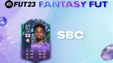 Angel Gomes Fantasy FUT SBC: FIFA 23 Angel Gomes Fantasy FUT SBC - How to complete, estimated ...