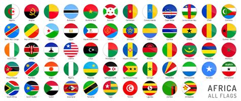 Africa Flags Complete Vector Collection Stock Illustration - Download ...