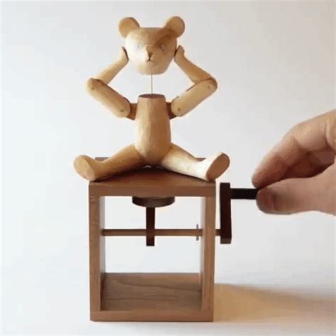 Wonderfully Whimsical Kinetic Wooden Automata That Come Alive With the Simple Turn of a Handle