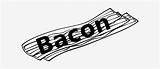 Bacon Clipart Black And White  Coloring Pages Of Transparent PNG sketch template