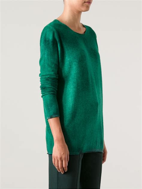 Lyst - Avant Toi Cashmere Sweater in Green