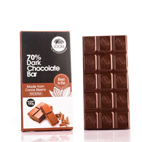 70% Dark Chocolate Bar - Loom Craft Chocolate