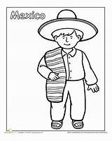 Multicultural Coloring Mexico  Worksheet Educationcom sketch template