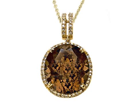 Smoky Quartz Pendant Necklace by Effy Collection | 520180 | Finejewelers.com