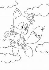 Miles Tails Prower Free For coloring And Printing sketch template