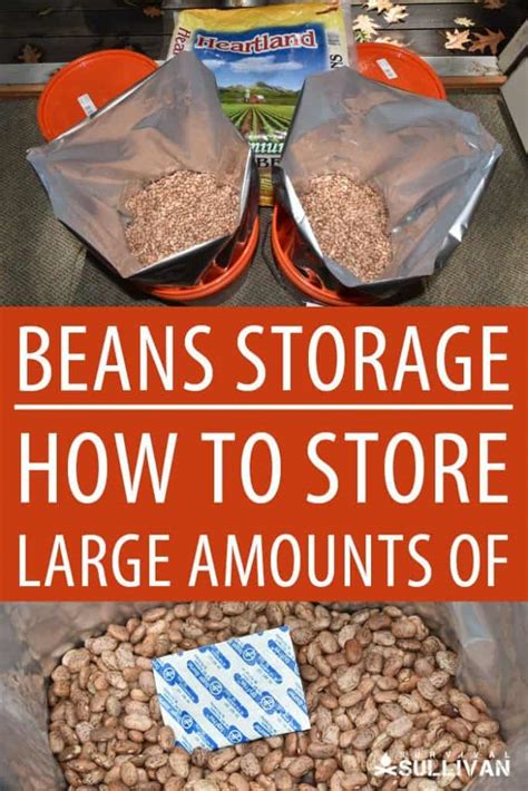 Beans Storage: The Right Way To Keep Them Long-term - Survival Sullivan