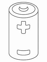 Battery Emoji coloring Page  ColouringPages sketch template