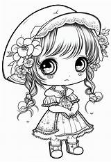 Cute Coloring Pages Of Girls sketch template