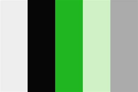 Green White Color Palette