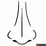 Nose Coloring Page  Easy Drawing Guides sketch template