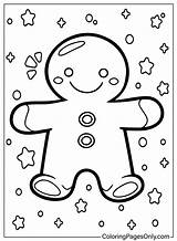 Gingerbread Man Coloring Sheets  Free Printable Pages sketch template
