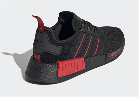 adidas NMD R1 Black Red GV8422 Release Date - SBD