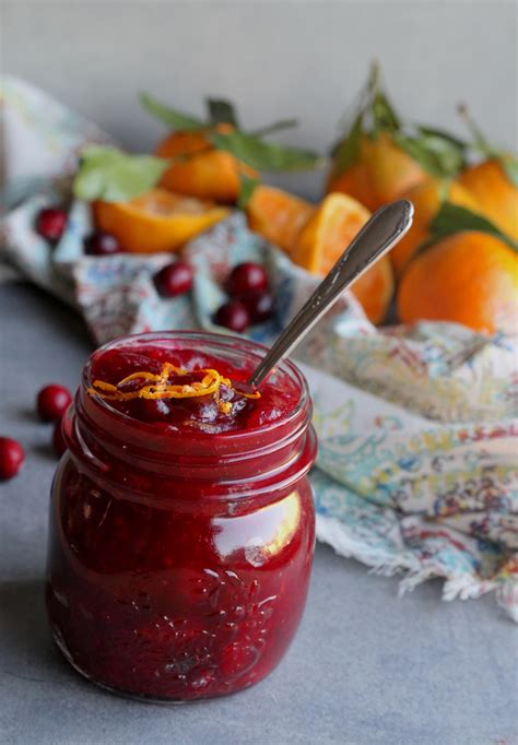 mandarin-ginger cranberry sauce- paleo + lightly sweetened with honey