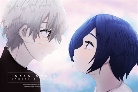 A fanart of mine for Kaneki x Touka (I ship these two so hard!) : r ...