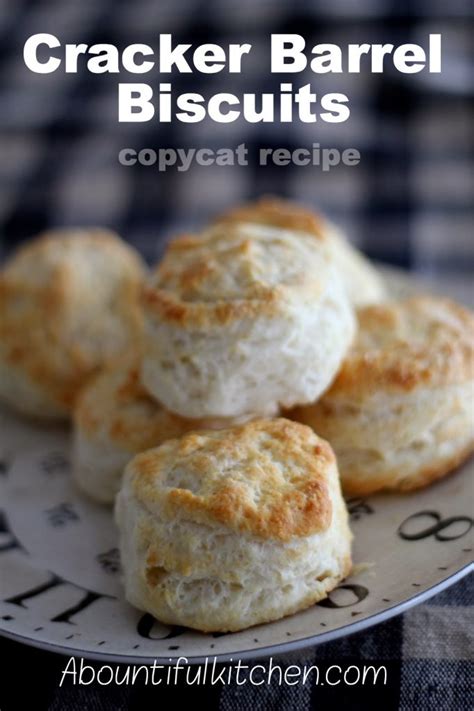 Cracker Barrel Biscuits (copycat recipe) | A Bountiful Kitchen