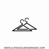 Clothes Hangers Coloring Pages For Kids  Free sketch template