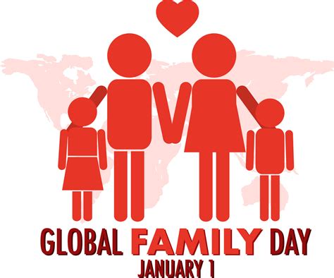 Global family day logo design 13763974 Vector Art at Vecteezy