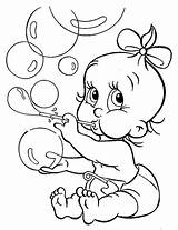 Blowing Bubbles Coloring Pages sketch template