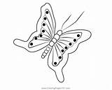 Butterfly Brooch Coloring Page For Kids  Free Butterflies Printable sketch template