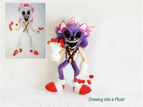 Custom Plush Just Like Xenophanes Sonic Exe Plush Inspired Plush ...