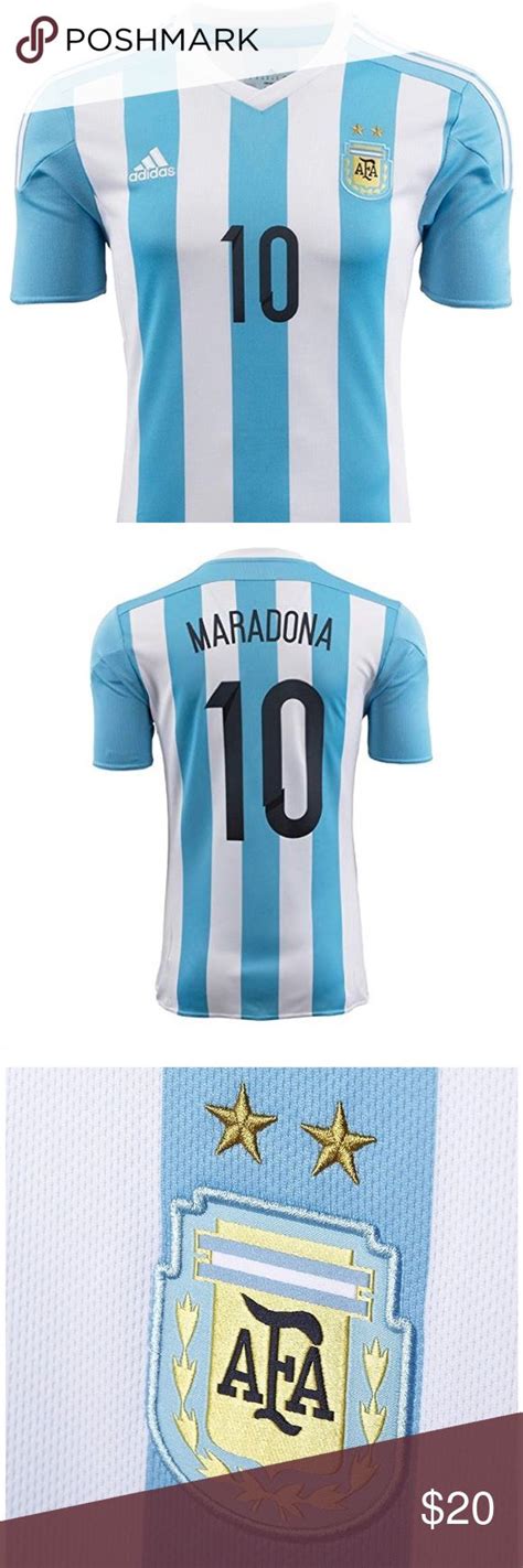 Diego Maradona Argentina Soccer Jersey | Argentina soccer, Soccer jersey, Diego maradona