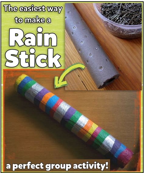 The easiest way to make a Rain Stick | Music activities for kids ...