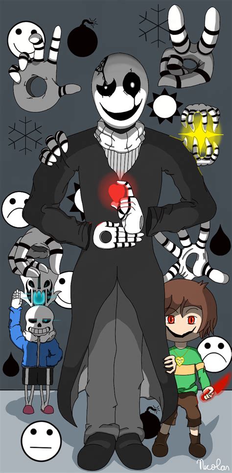 ArtStation - Gaster- undertale