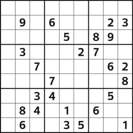 Observer sudoku | Life and style | The Guardian