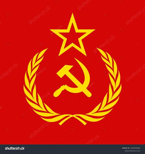 Ussr Communism Icon Hammer Soviet Sickle: เวกเตอร์สต็อก (ปลอดค่าลิขสิทธิ์) 1241974042 | Shutterstock