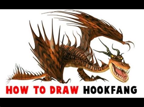 How to Draw HookFang Dragon from How to Train Your Dragon and How to Train Your Dragon 2 - YouTube