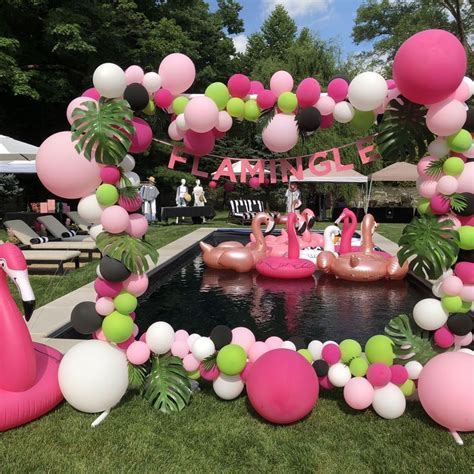 Lets Flamingle | Flamingo Party Decorations | Celebrated | Pool ...