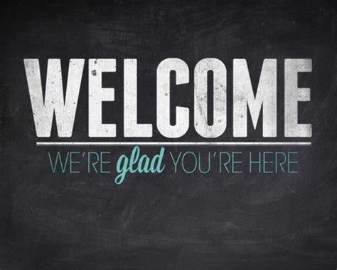 Slate Welcome Banner - Church Banners - Outreach Marketing