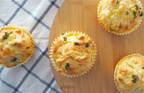 Super quick cheesy corn muffins recipe