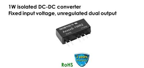 1W Isolated DC DC Converter Module For Data Switching And Relay Driven ...