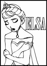 Disney Frozen Elsa Coloring Pages At GetColoringscom  Free Printable sketch template