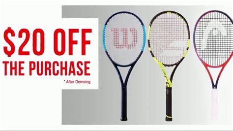 Tennis Express TV Spot, 'Tennis Racquets Demo' - iSpot.tv