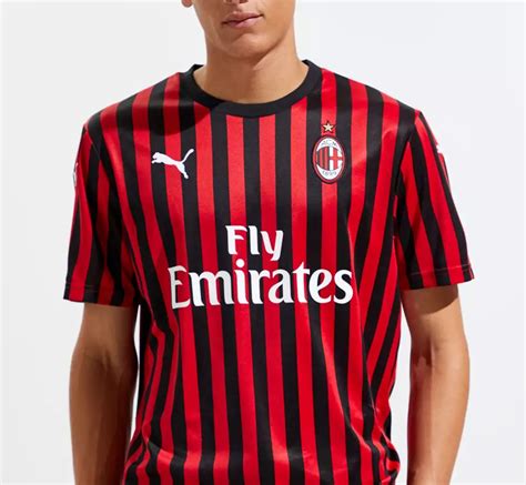 Puma AC Milan Soccer Jersey | Urban Outfitters