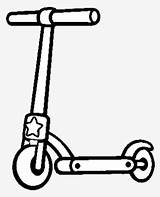 Electric Scooter Coloring Pages sketch template