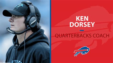 Bills hire Ken Dorsey as quarterbacks coach, name Chad Hall wide ...