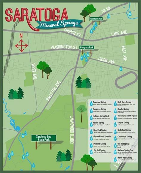 Saratoga Springs Map: Check Out a Map of the Springs | Saratoga springs ...