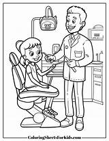 Dentist Coloring Pages Free PDF Printables  Sheets For Kids sketch template