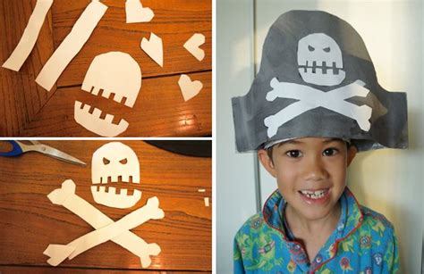 Crazy Hat Day: Paper Pirate Hat | Disfraces, Niños