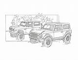 Ford Bronco Coloring Pages sketch template