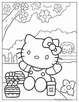 68 Hello Kitty Coloring Pages Free PDF Printables sketch template