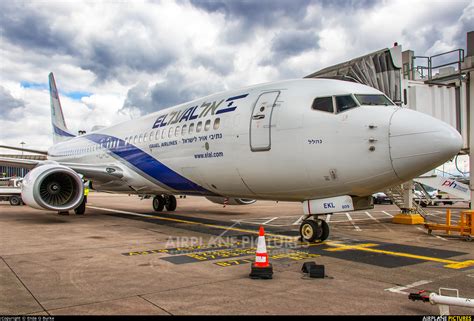 4X-EKL - El Al Israel Airlines Boeing 737-800 at Manchester | Photo ID 1197936 | Airplane ...