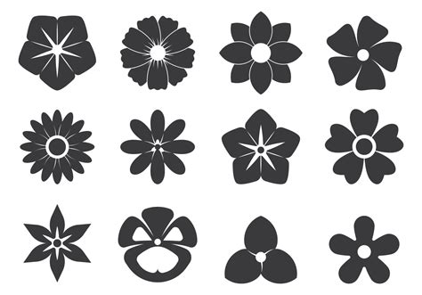 Black Flower Vector Art, Icons, and Graphics for Free Download