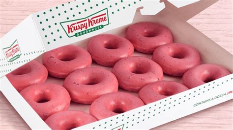 Krispy Kreme's Beloved Strawberry Glazed Doughnuts Are Returning For A Limited Run