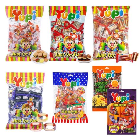 Yupi Yopi Combination Burger QQ Candy Halloween Door Tooth Gummy ...