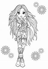 Moxie Girlz Coloring Pages Sketch Page sketch template