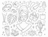 Spa Day Printable Coloring Page Self Care Love  sketch template